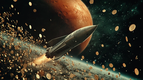 太空飞船银河金币红火星
