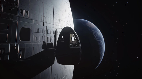 太空站逃生舱对接细节