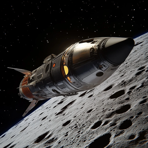 航天器渐近月球轨道