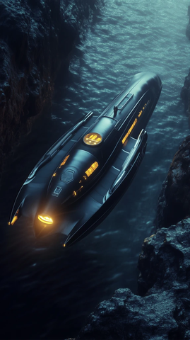 深海潜艇探索未知水域
