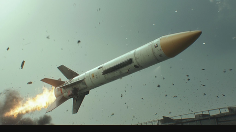 巡航导弹发射瞬间