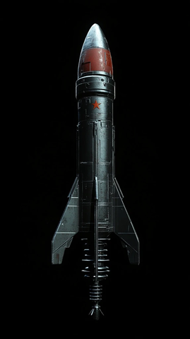 火箭金属尖刺全姿态