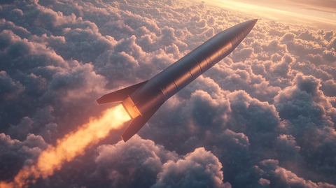 导弹穿越云层动态渲染