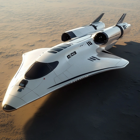 未来穿梭车科尔维特尾翼