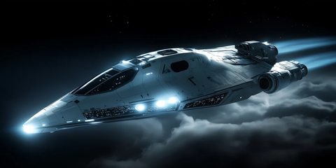 星战飞船光速飞行