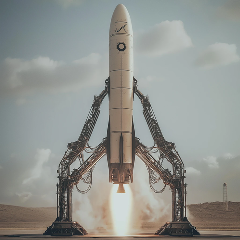 火箭被机械臂成功捕捉