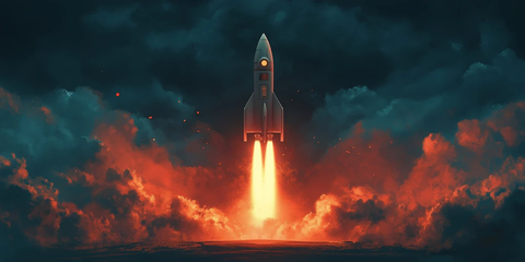 火箭飞行尾迹微芯片