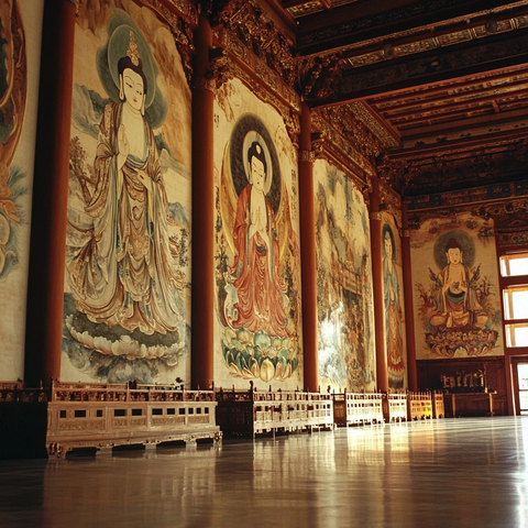 室内壁画展示空间