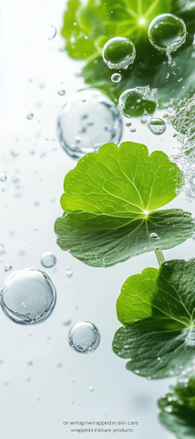 水滴叶浮水珠叶护肤品