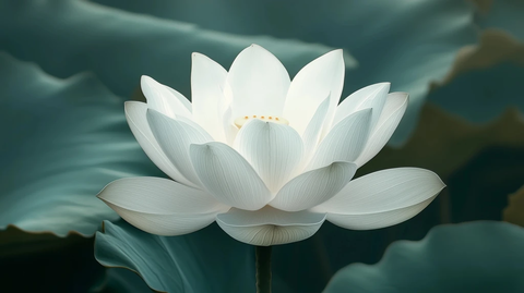 莲花顶部俯视图