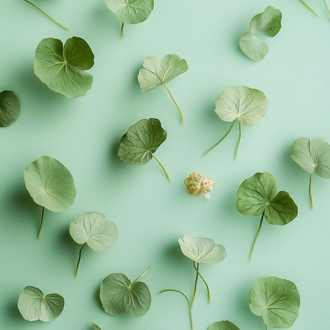 静谧绿意点缀铜钱草