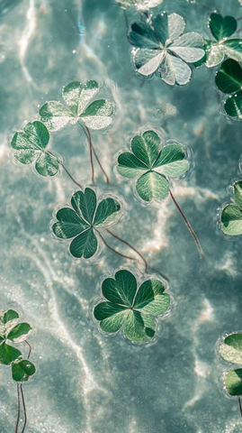 浮叶苜蓿水面漂浮