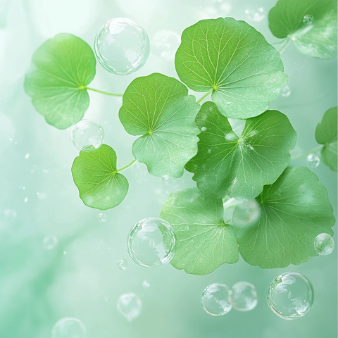 积雪草叶子群集设计