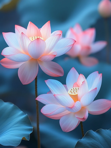 莲花叶近距离拍摄