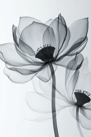 莲花透视黑白风格