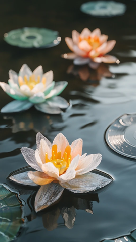 夜空下绽放的唱片花