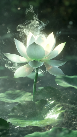 白莲花绿火闪电光效