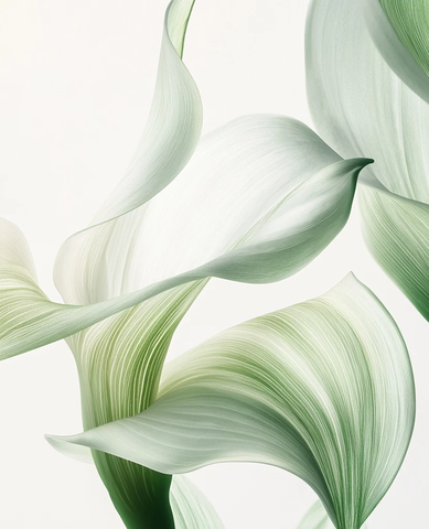 马蹄莲花苞细节特写