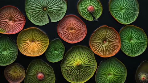 亚马逊睡莲俯瞰图