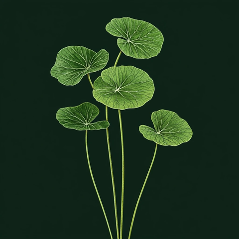 长茎叶纹龙胆叶图案