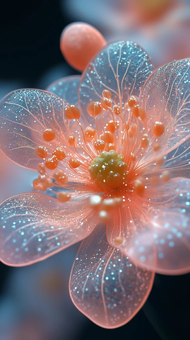 牡丹立体绣花星光细节