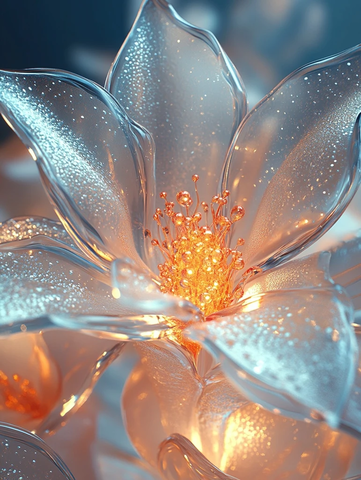 植物玻璃金属结合设计