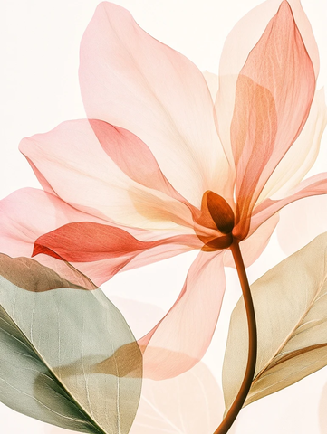 粉白花园木槿花朵