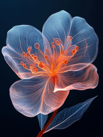 超光谱成像花朵细节