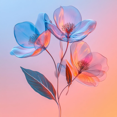 透明果冻花糖果卡通造型