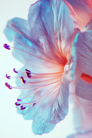 激光花朵透明背景