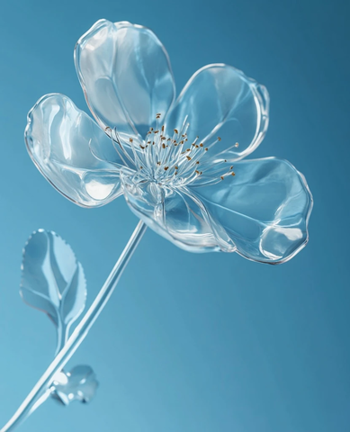 玻璃花与卡卡杜李实拍