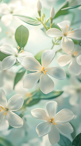 茉莉花立体渲染场景