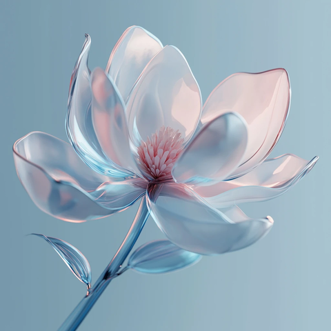 玉兰花玻璃花蕊