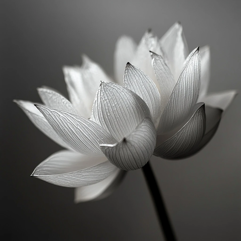 莲花玻璃花瓣细节