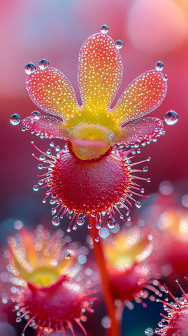 太阳露珠花植物特写