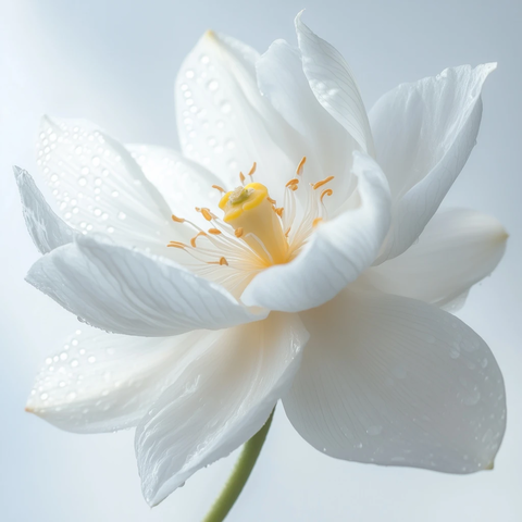 白色花朵与黄色花蕊