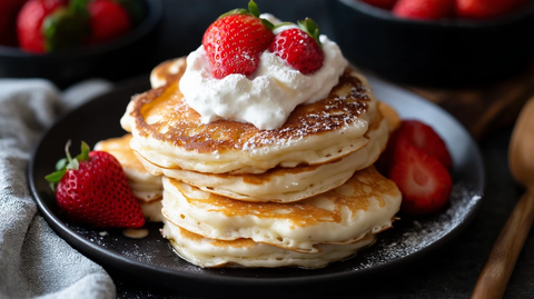 但乳馅饼鲜果奶油