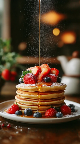 蛋白质水果蜂蜜装饰