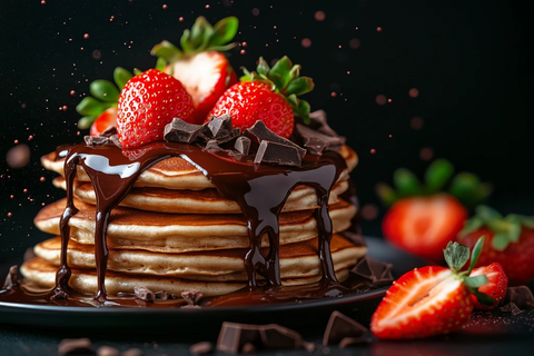 巧克力草莓早餐套餐