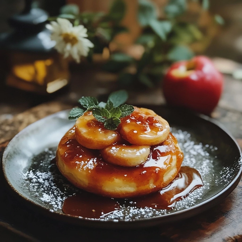 自制苹果酱甜甜圈