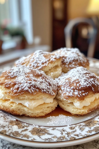 英式司康配果酱奶油