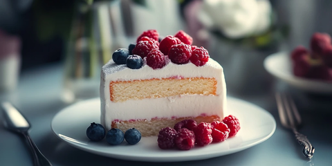 蛋糕前视图镜头拍摄