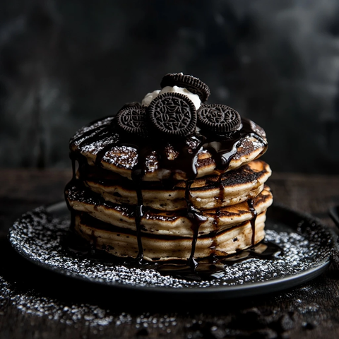 黑白饼干与彩色糖霜