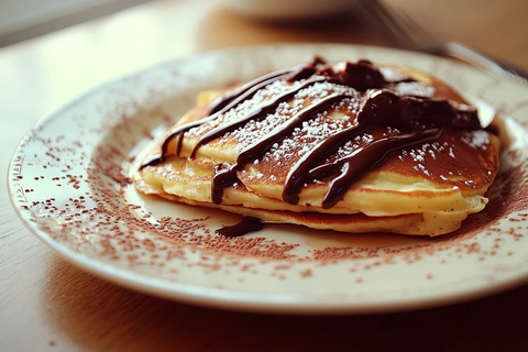 自制巧克力松饼照片