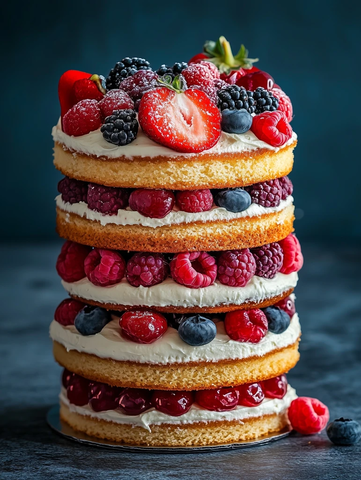 大型蛋糕多层展示