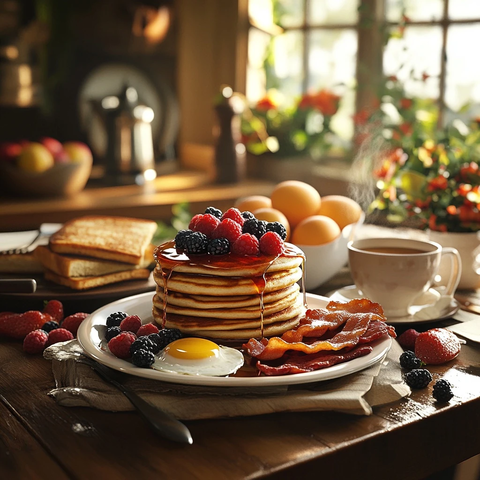 早餐桌上的美味盛宴