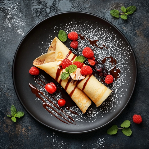 专业设计可丽饼美食摄影