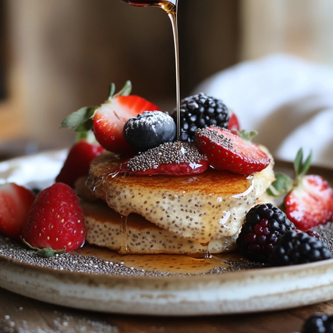 奇亚籽无糖糖浆新鲜莓果