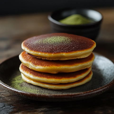 堆叠式豆沙夹心糕点展示