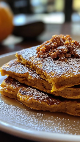 南瓜纯椰子粉煎饼